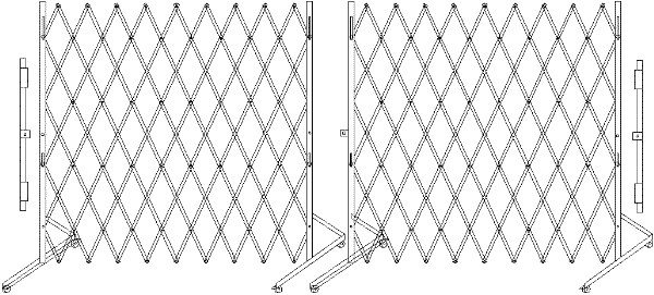 Protable Gate installation diagram